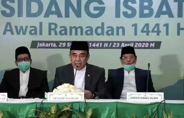 Pemerintah Tetapkan 1 Ramadhan 1441 H Pada Jumat 24 April