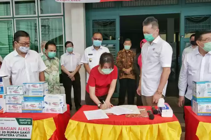 Akhyar Apresiasi MITSU Berikan Alkes Ke 20 Rumah Sakit Se Sumut