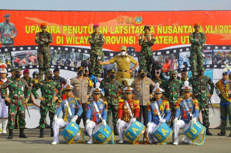 Gubernur Sumatera Utara Tutup Secara Resmi Lasitarda Nusantara ke XLI di Lanud Soewondo