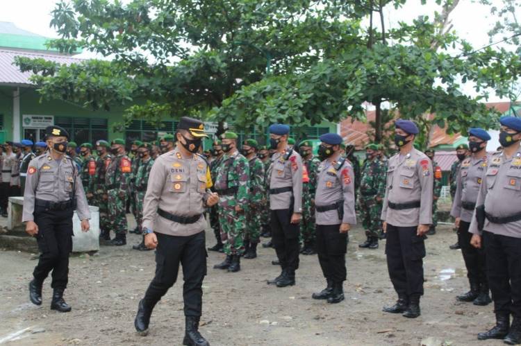 Polres Labuhanbatu Gelar Apel Pasukan Dalam Rangka PSU