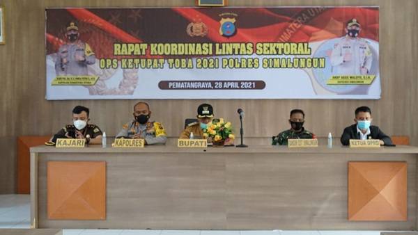 Polres Simalungun Siapkan 10 Posko untuk Penyekatan Arus Mudik Idul Fitri 1442