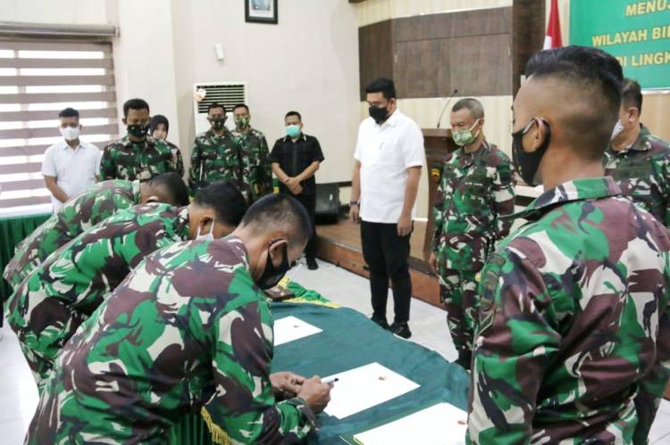 Wali Kota Medan Dukung Pencanangan Pembangunan Zona Integritas menuju WBK dan WBBM di Lingkungan Kodim 0201/BS