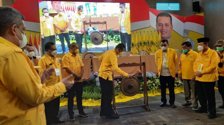 Buka Rapimda I, Bang Ijeck Minta Kader Golkar Sumut Semakin Solid