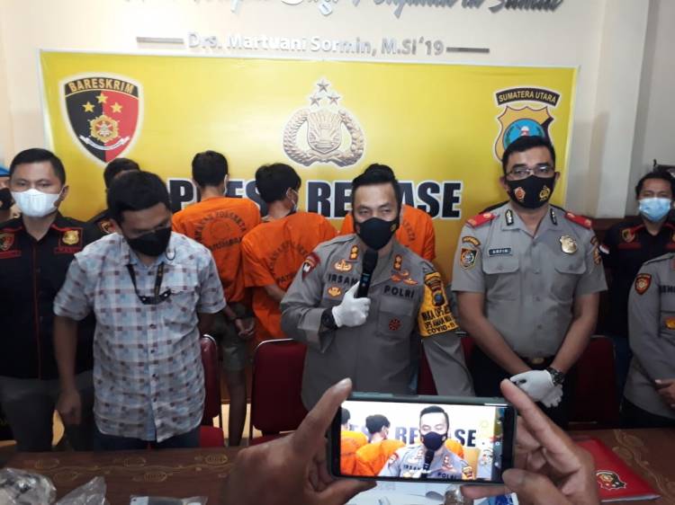 Polsek Patumbak Bekuk 3 Pemilik Ganja 40 Kg
