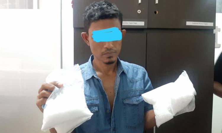 Gagal Selundupkan 1,09 Kg Sabu Dari KNIA ke Makassar, Warga Tembung Ditangkap Scurity
