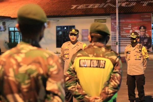 Kapolres Tebingtinggi Pimpin Patroli Pengamanan Malam Paskah
