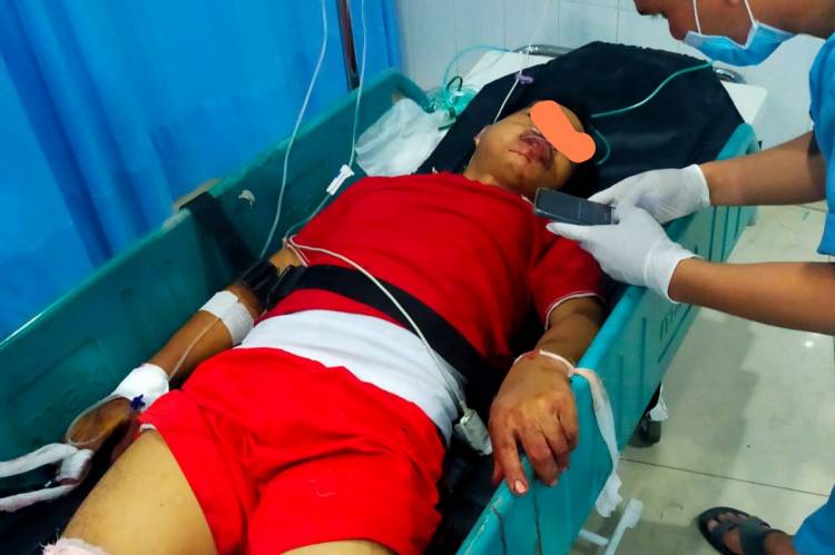 Ditabrak Sepeda Motor dan Truck, Warga Danau Singkarak Remuk Kakinya