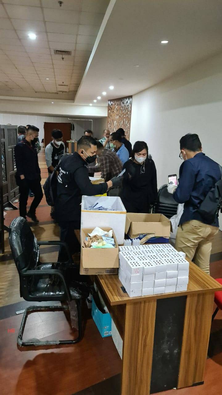 Akali Proses Rapid Tes Anti Gen di KNIA,  5 Orang Diamankan Krimsus Poldasu