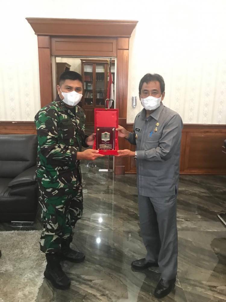 Amir Hamzah Terima Audiensi Batalyon Arhanud 11/WBY