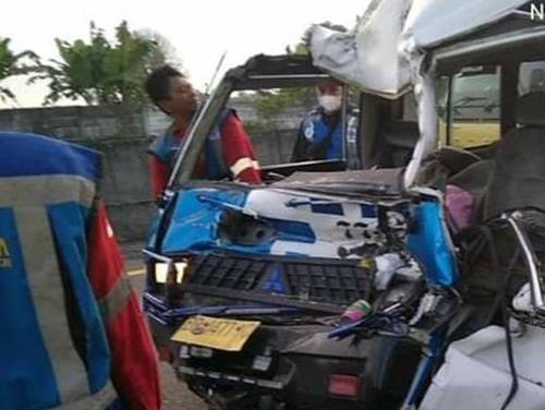 Laka Lantas di Tol Belmera, Dua Orang Tewas