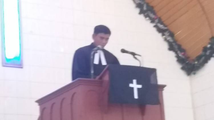Jemaat HKBP Melaksanakan Kebaktian Paskah Jumat Agung, Aman dan Lancar