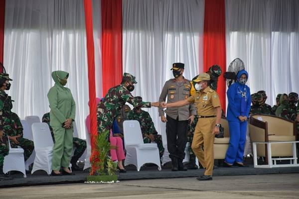 Kasdam I/BB Hadiri Penutupan Latsitardanus XLI/2021 Wilayah Sumatera Utara