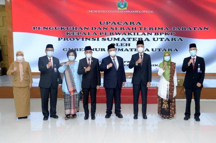 Kukuhkan Kepala BPKP Sumut Gubernur Edy Rahmayadi Minta BPKP Terus Kawal Pemprov Sumut