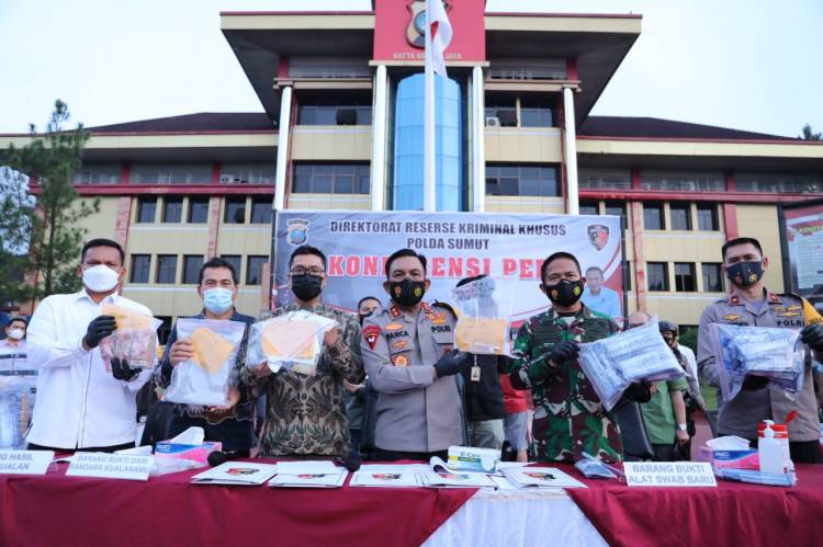 Polda Sumut Tetapkan 5 Tersangka Test Swab Antingen Bekas