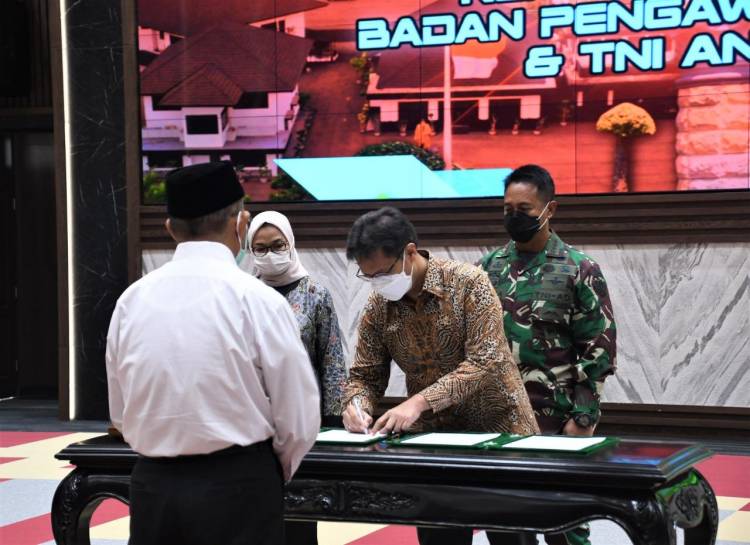 Menkes, Kasad dan Kepala BPOM Tandatangani Nota Kesepahaman Penelitian