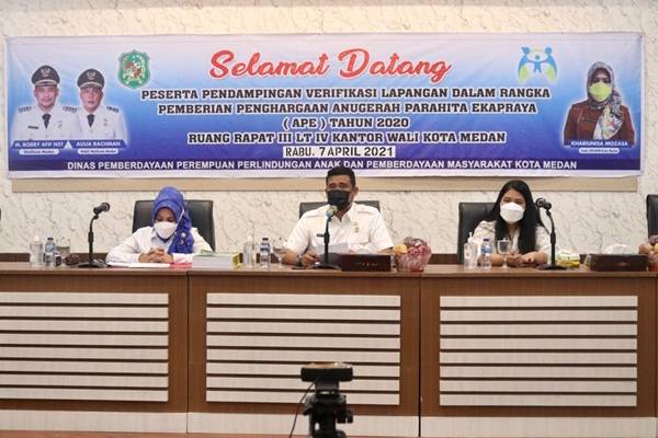 Wali Kota  Medan Ikuti Verifikasi Penilaian APE