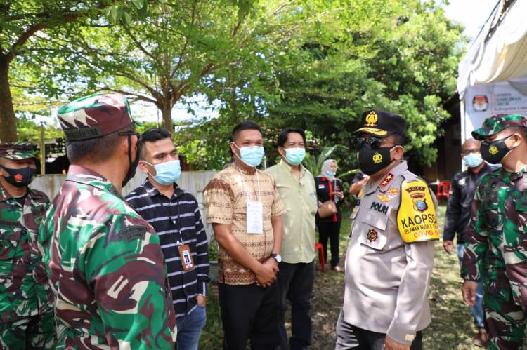 Kapolda Sumut dan Pangdam I/BB Cek Pelaksanaan PSU di Kab. Labusel