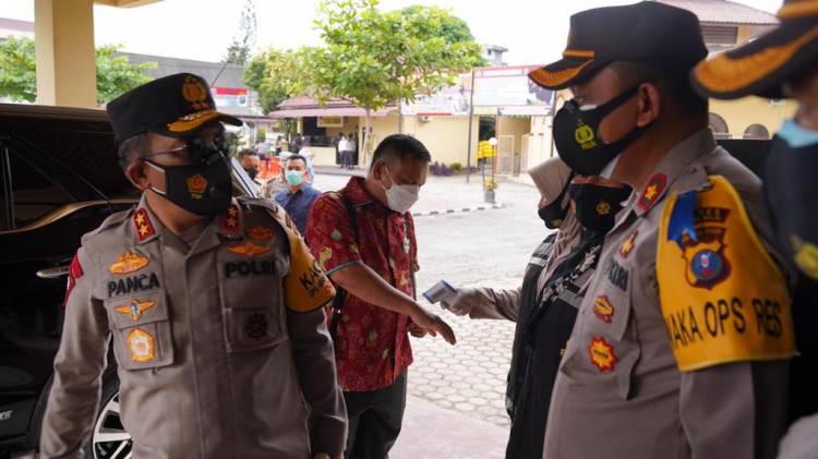 Kunjungi Polres Tanjung Balai, Kapolda Sumut Dukung Penyidik KPK Berantas Kasus Korupsi di Kantor Pemko Tanjung Balai
