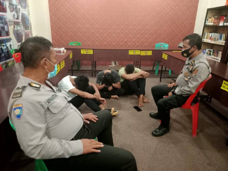 Polsek Medan Baru Amankan Pelajar yang Diduga Ikut Tawuran dan Ugal ugalan di Jalan