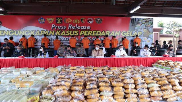 Polri Ungkap Peredaran 2,5 Ton Sabu, 10,1 Juta Jiwa Terselamatkan