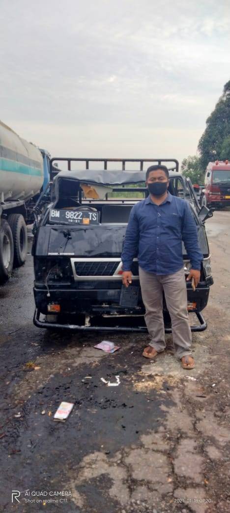 Polsek Mandau Segera Tangkap Pelaku Pengrusakan L300