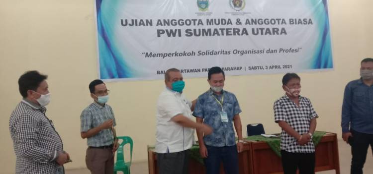 Kabag Pemasaran Bank Sumut Jadi Nara Sumber Ujian Anggota PWI