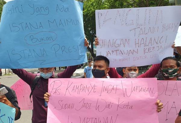 PFI MEDAN Kecam Tindak Intimidasi dan Penghalangan Tugas Jurnalis Oleh Pengamanan Bobby Nasution