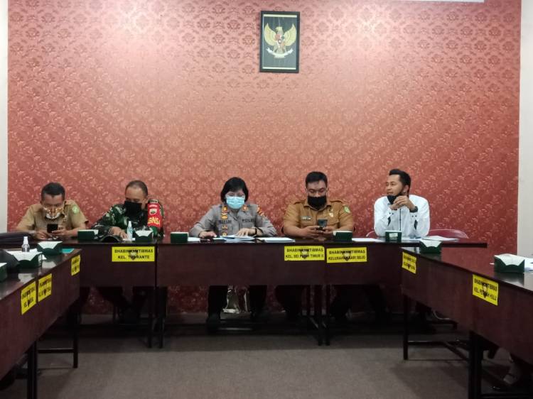 Polsek Medan Baru Bersama Muspika Adakan Pertemuan Terkait Perizinan Cafe