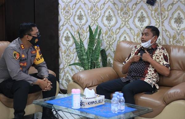 Kapolres Tebingtinggi Terima Kunjungan Bupati Serdang Bedagai