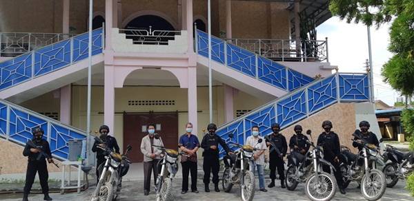 Jelang Jumat Agung, Brimob Batalyon B Sumut Lakukan Patroli Dialogis