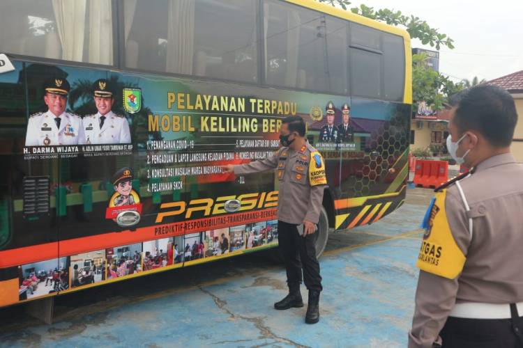 Inovasi pelayanan publik, Polres Sergai miliki bus keliling satu Atap