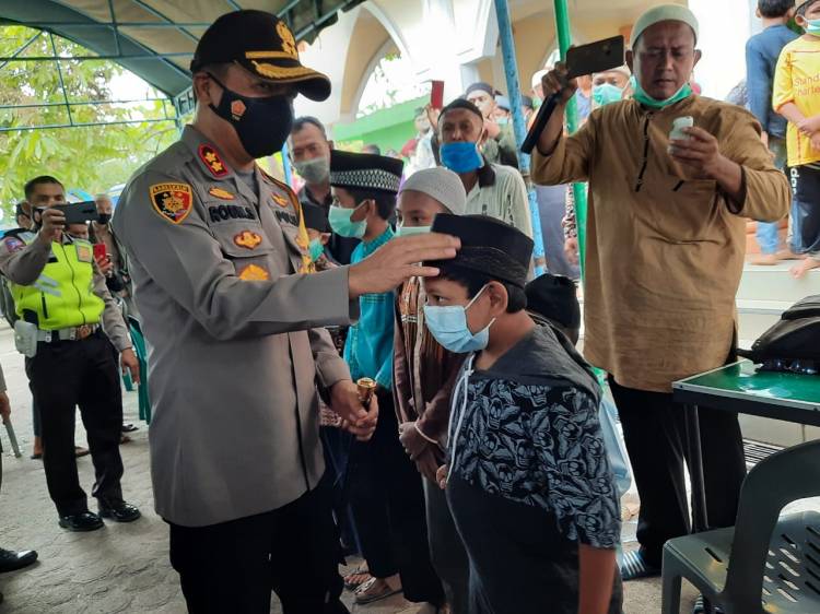 Berbagi Kebahagiaan, Kapolres Sergai Gelar Bakti Sosial dan Santuni Anak Yatim