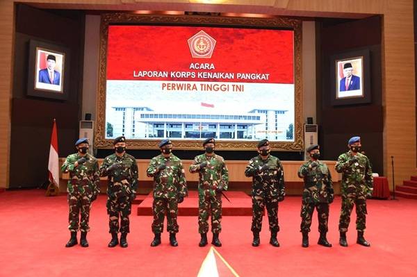 34 Perwira Tinggi TNI Peroleh Kenaikan Pangkat, Ini Daftarnya
