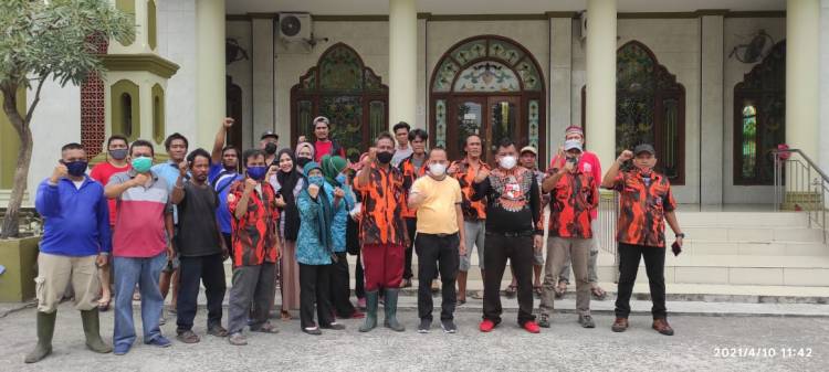 Sambut Ramadhan, PAC PP Kecamatan Medan Baru Gotong Royong Bersama Muspika Kecamatan