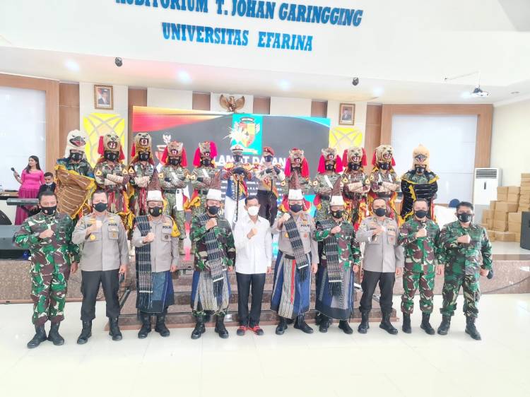 Kapolres Simalungun Dampingi Kalemdiklat Polri dan Danjen Akademi TNI Tinjau Satlat Macan Latsitardanu XLI