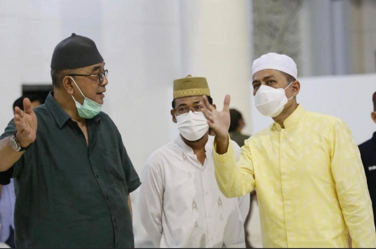 Wagubsu : Mari Kita Doakan Agar Pembangunan Mesjid Agung Cepat Selesai