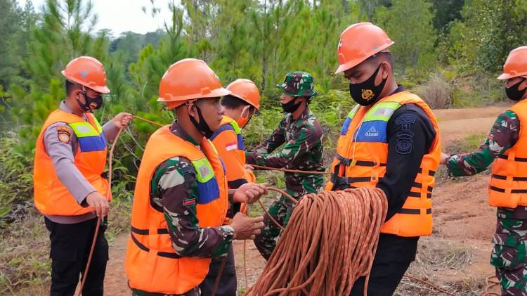 Antisipasi Bencana Alam dan Karhutla, Brimob Batalyon C Sumut Gelar Simulasi Penanggulangan Bencana