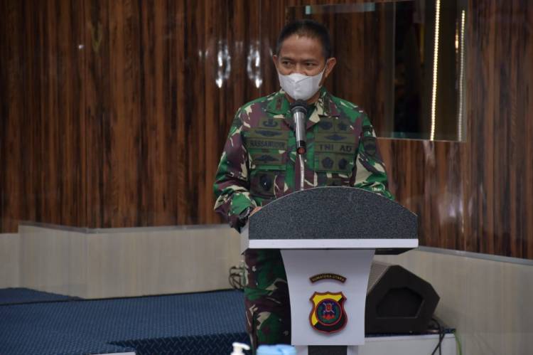Pangdam I/BB Hadiri Rakor Lintas Sektoral Persiapan Pengamanan Idul Fitr