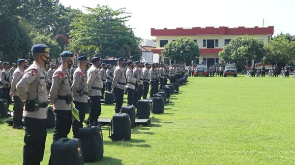 Pemungutan Suara Ulang Pilkada Labuhanbatu, 2 SSK Brimob Polda Sumut Disiagakan