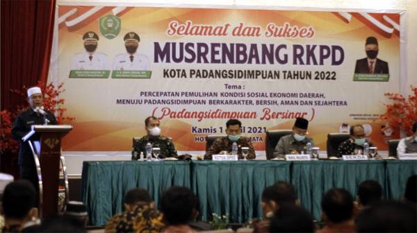 Musrenbang RKPD 2022 Pemko PSP Kedepankan Skala Prioritas