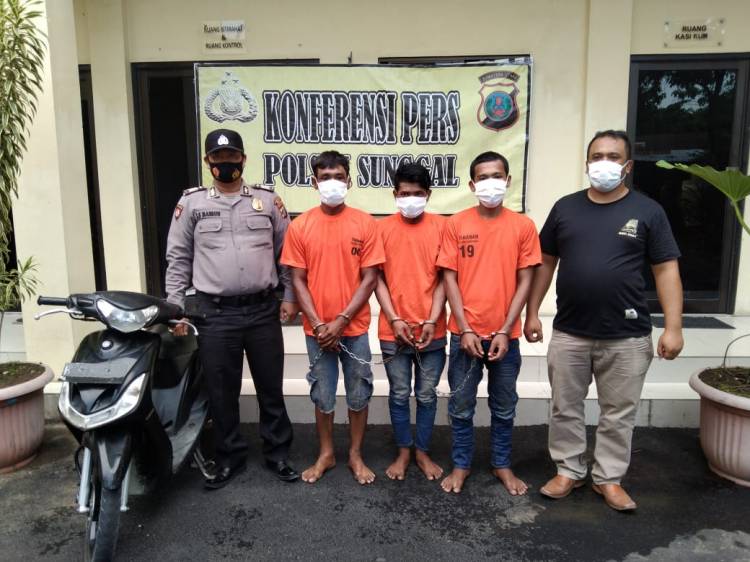 Pelaku Curanmor Diringkus Tekab Polsek Sunggal