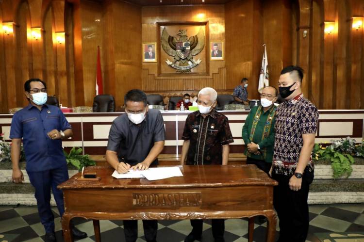 Penyampaian Laporan Hasil Pembahasan Awal RPJMD Kabupaten Asahan Tahun 2021-2026 Dihadiri Bupati Asahan