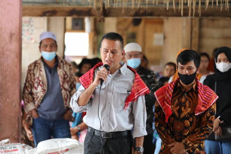 Wagub Sumut Kunjungi  Desa Terpencil di Kabupaten Karo