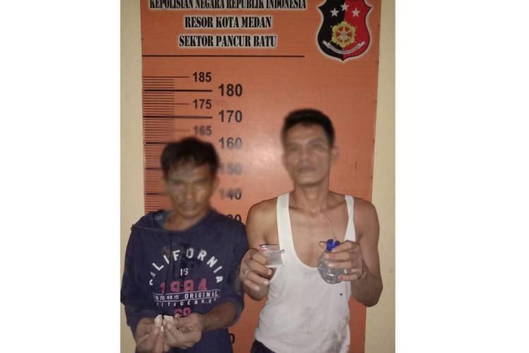 Dua Warga Desa Lama Diamankan, Pulak nya Pesta Sabu