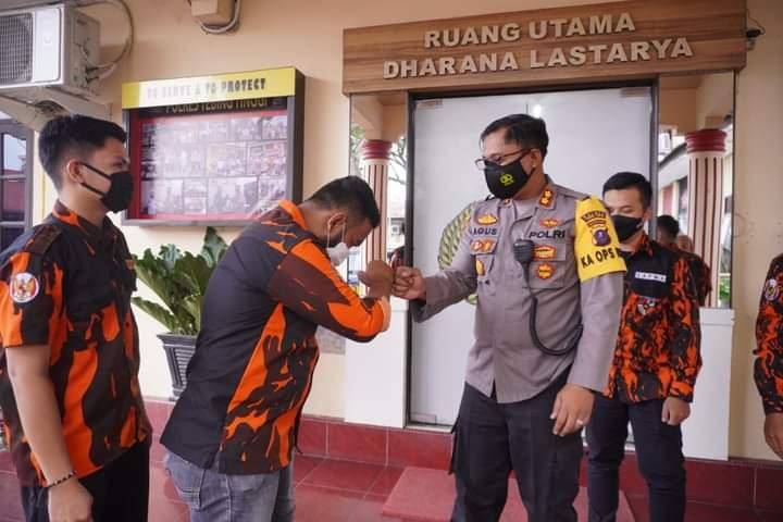 Sinergitas Sapma PP Dengan Polres Tebingtinggi
