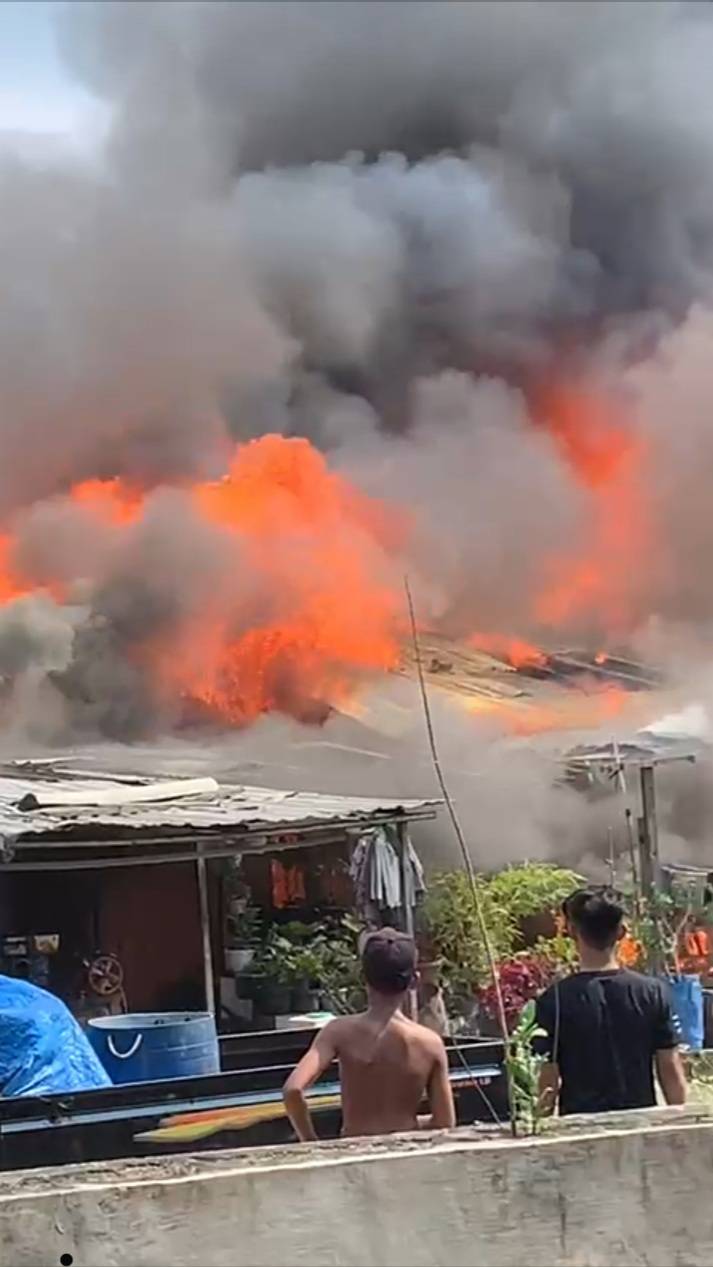 Di Belawan Menjelang Bulan Ramadhan 1442 H Di Sambut Belasan Rumah Musnah Terbakar
