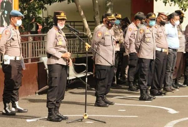 Pimpin Apel Unras, Ini Pesan Kapolres Padangsidempuan