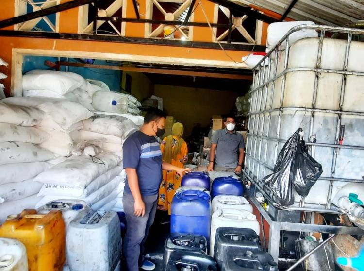 Polres Padangsidimpuan Lakukan Monitoring Migor Di Dua Distributor