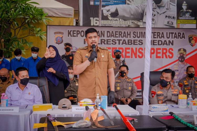 Pemko Medan Support Kepolisian Tindak Tegas Pelaku Kejahatan, Ini Permintaan Bobby Nasution
