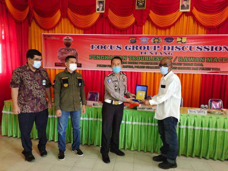 Polres Simalungun Melaksanakan Kegiatan FGD Kajian Trouble Spot dan Penanganan Rawan Kemacetan
